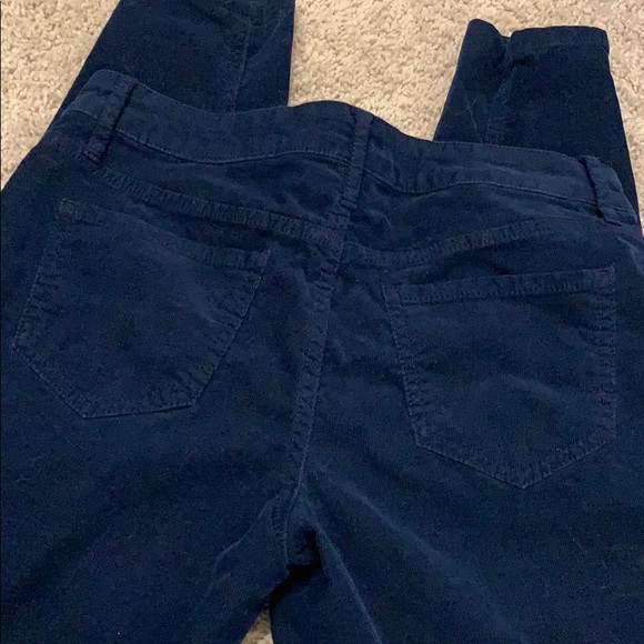 Navy corduroy jeggings - Picture 3 of 3